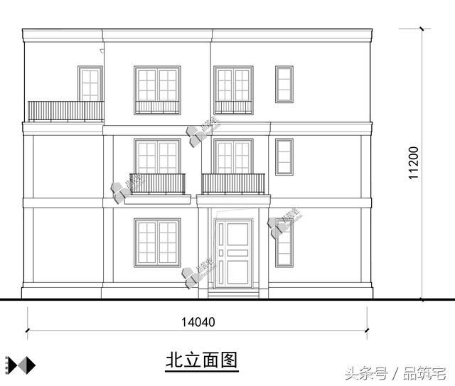 三層現(xiàn)代風(fēng)格別墅設(shè)計(jì)圖，純白陶板立面，簡潔利落，既美觀又實(shí)用！