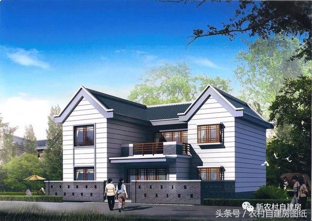 3款不同風(fēng)格的農(nóng)村自建房設(shè)計(jì)圖，造價(jià)不到20萬(wàn)，滿足你的一切要求