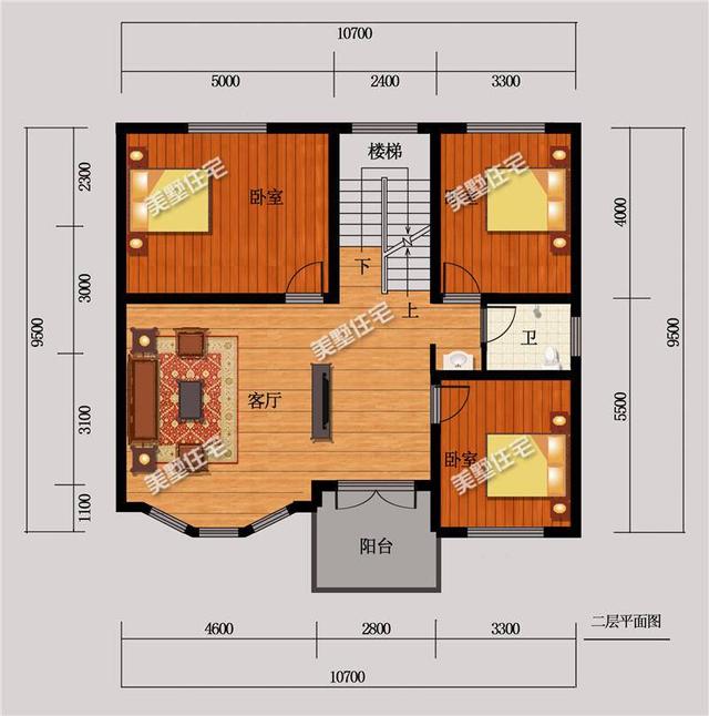 這款108平別墅設(shè)計圖，造價低，建起來不輸大房子，宅基地小的看過來