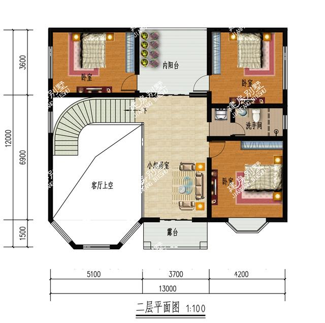 25萬建成二層別墅設計圖，帶空中花園，讓你的生活悠然自在