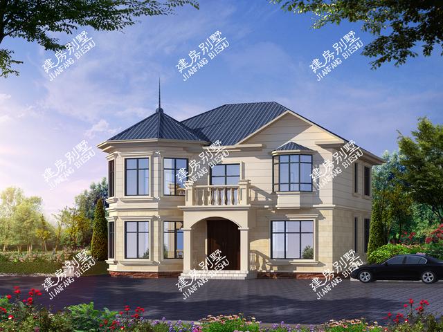 25萬建成二層別墅設計圖，帶空中花園，讓你的生活悠然自在