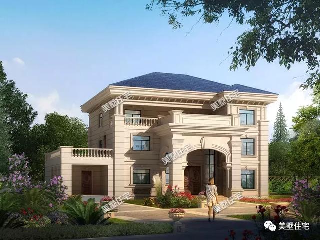 兩棟大氣體面的三層別墅設(shè)計圖，又好看又實用難怪大家都喜歡