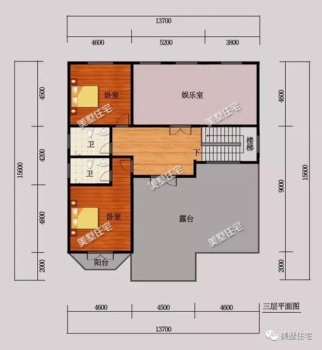兩棟大氣體面的三層別墅設(shè)計圖，又好看又實用難怪大家都喜歡
