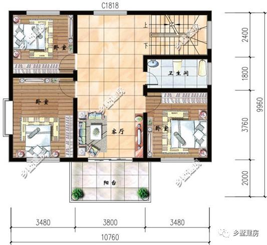 這3款簡約農(nóng)村小別墅設(shè)計(jì)圖，每款不到20萬，人人可建的小別墅