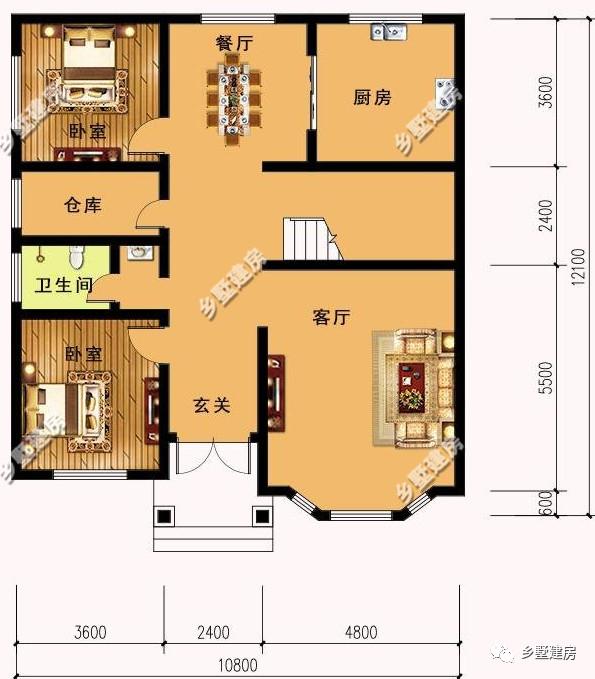 這3款簡約農(nóng)村小別墅設(shè)計(jì)圖，每款不到20萬，人人可建的小別墅