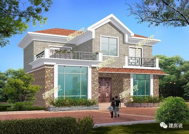 22套二層別墅設(shè)計圖同款，這款戶型非?；鸨呀?jīng)成為一種潮流了