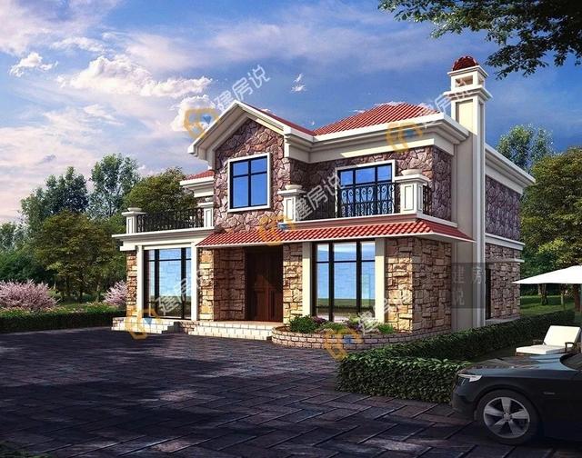 22套二層別墅設(shè)計圖同款，這款戶型非?；鸨呀?jīng)成為一種潮流了