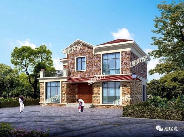 22套二層別墅設(shè)計圖同款，這款戶型非?；鸨?，已經(jīng)成為一種潮流了