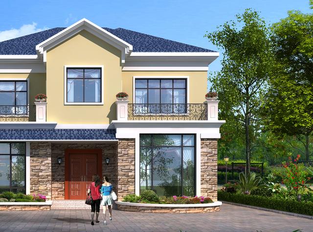 22套二層別墅設(shè)計圖同款，這款戶型非?；鸨呀?jīng)成為一種潮流了