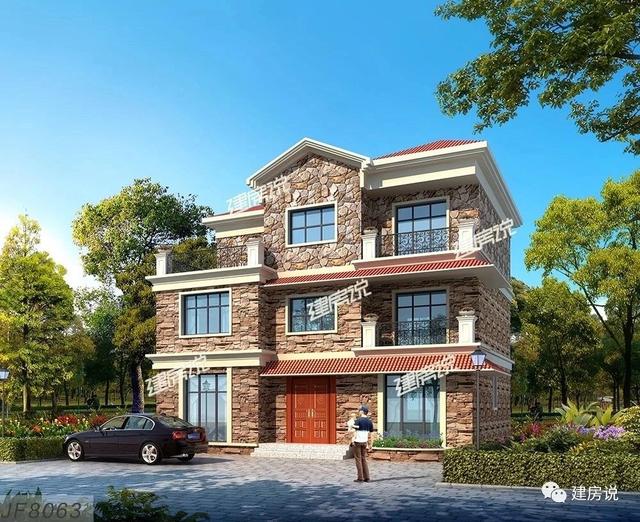 22套二層別墅設(shè)計圖同款，這款戶型非?；鸨呀?jīng)成為一種潮流了