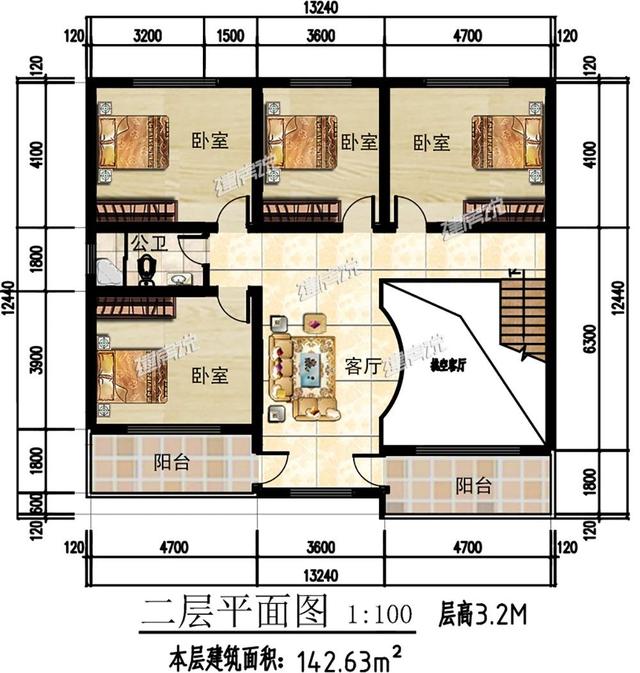 22套二層別墅設(shè)計圖同款，這款戶型非?；鸨?，已經(jīng)成為一種潮流了