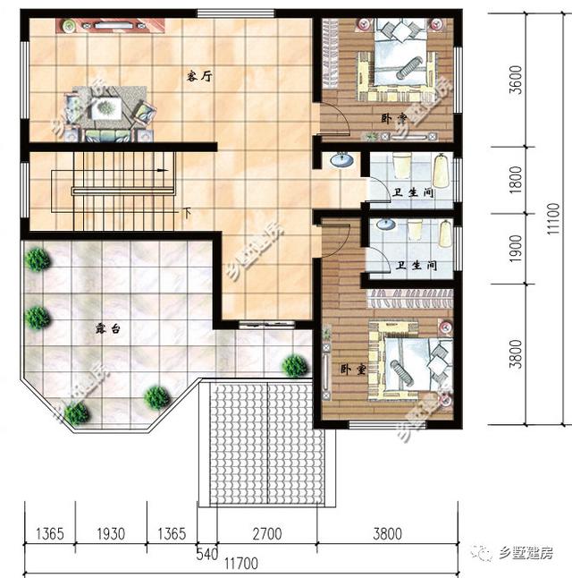 村長家的三層別墅設(shè)計圖，歐美風(fēng)引領(lǐng)農(nóng)村潮流，引眾人圍觀！