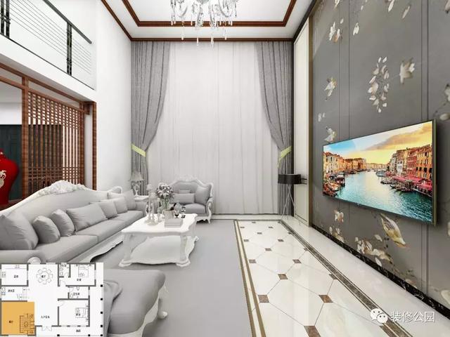 精致二層別墅+挑空客廳設(shè)計(jì)圖，這樣的農(nóng)村別墅，不蓋一棟實(shí)在太可惜了