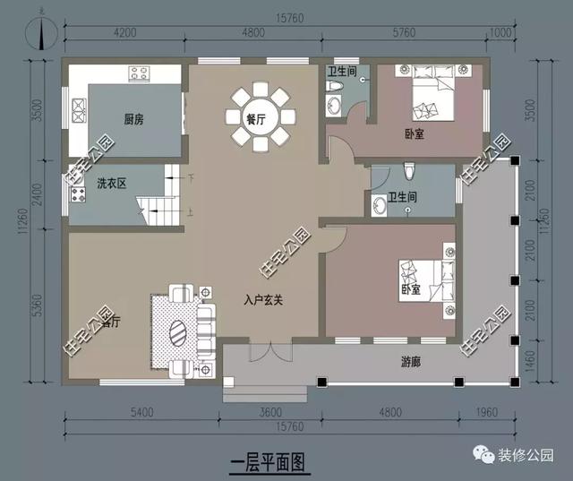 精致二層別墅+挑空客廳設(shè)計(jì)圖，這樣的農(nóng)村別墅，不蓋一棟實(shí)在太可惜了