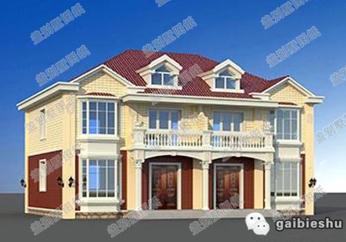 16×11米二層雙拼別墅設(shè)計(jì)圖，經(jīng)濟(jì)實(shí)用，適合兩兄弟的雙拼戶型