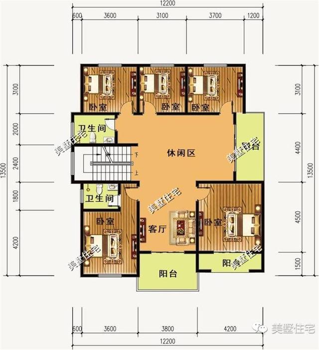 2款三層別墅設計圖，簡潔利落美觀實用，建完全村人都羨慕，你喜歡哪一款呢？