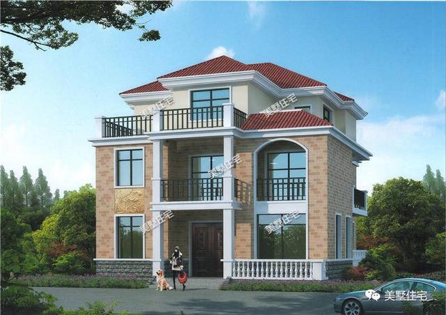 2款三層別墅設計圖，簡潔利落美觀實用，建完全村人都羨慕，你喜歡哪一款呢？