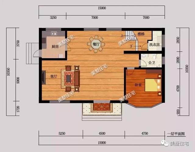 簡歐風格的別墅設(shè)計圖，進深10米，造價不高外觀靚，室內(nèi)布局還實用