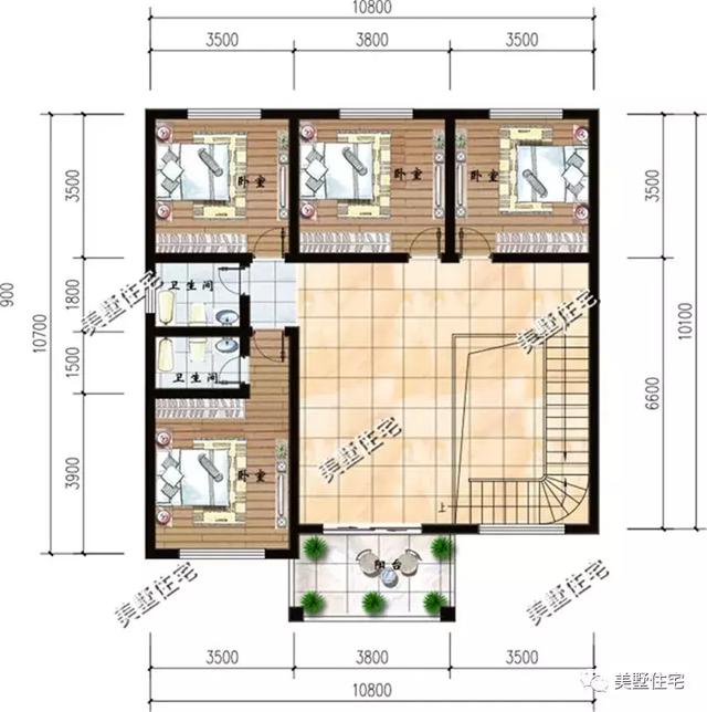 這棟10二層小別墅設(shè)計(jì)圖，不僅造價(jià)低外觀也十分漂亮