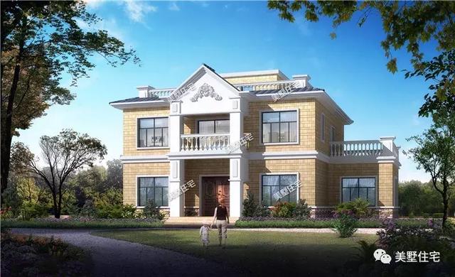 這棟10二層小別墅設(shè)計(jì)圖，不僅造價(jià)低外觀也十分漂亮