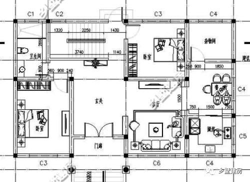 18萬(wàn)就可以搞定的農(nóng)村自建別墅，超值的二層別墅設(shè)計(jì)圖