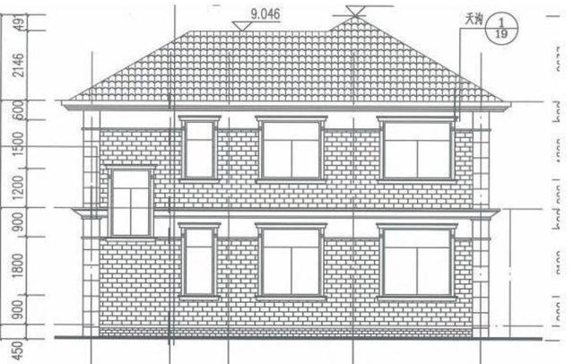 簡單實(shí)用的二層農(nóng)村自建房設(shè)計(jì)圖，清新淡雅，保證老少都喜歡