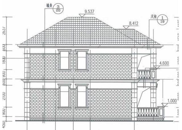 簡單實(shí)用的二層農(nóng)村自建房設(shè)計(jì)圖，清新淡雅，保證老少都喜歡