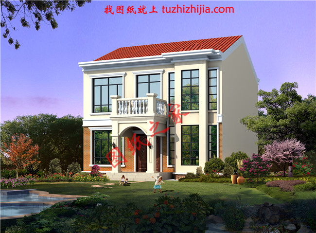 農(nóng)村13萬元二層小樓圖，簡(jiǎn)單易建