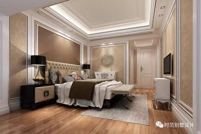 帶車庫和地下室的兩層復(fù)式歐式別墅設(shè)計圖，大氣美觀