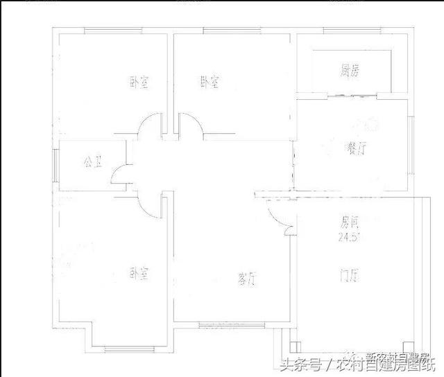 3款一層農(nóng)村別墅設(shè)計(jì)圖，性價(jià)比高，居住肯定很舒服