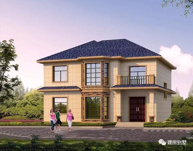 分享一棟主體30萬(wàn)的別墅設(shè)計(jì)效果圖，建好后的房子效果比原圖還好