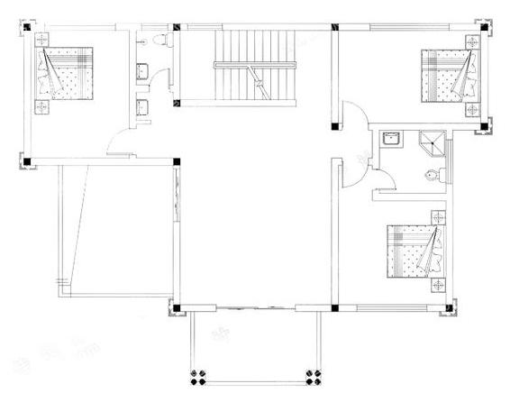 2款磚混結(jié)構(gòu)三層別墅設計圖，完美的戶型，讓人不禁贊賞一番