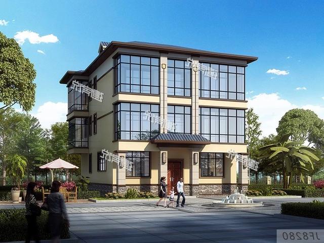 3款新中式別墅設(shè)計圖，配色經(jīng)典，氣派和文雅，室內(nèi)設(shè)計非常走心，接地氣