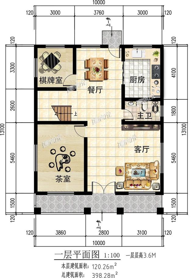 3款新中式別墅設(shè)計圖，配色經(jīng)典，氣派和文雅，室內(nèi)設(shè)計非常走心，接地氣