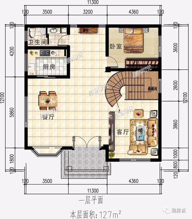 3款新中式別墅設(shè)計圖，配色經(jīng)典，氣派和文雅，室內(nèi)設(shè)計非常走心，接地氣