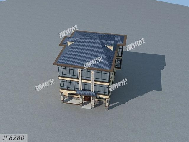 3款新中式別墅設(shè)計圖，配色經(jīng)典，氣派和文雅，室內(nèi)設(shè)計非常走心，接地氣