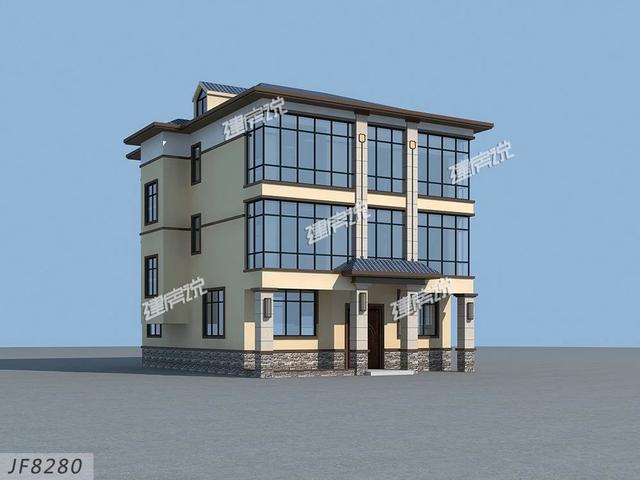 3款新中式別墅設(shè)計圖，配色經(jīng)典，氣派和文雅，室內(nèi)設(shè)計非常走心，接地氣