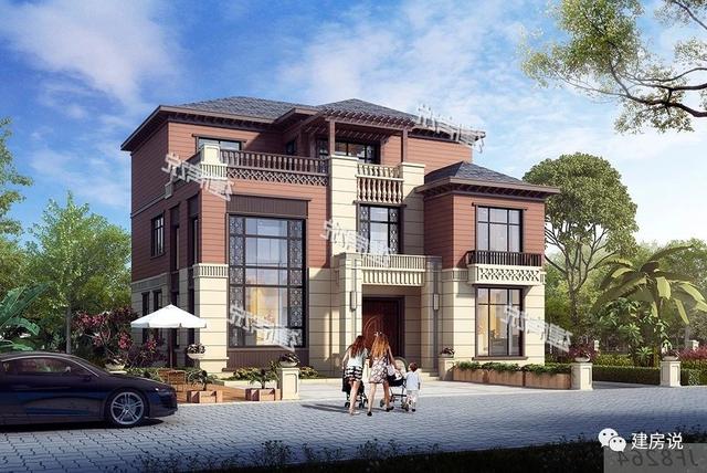 3款新中式別墅設(shè)計圖，配色經(jīng)典，氣派和文雅，室內(nèi)設(shè)計非常走心，接地氣