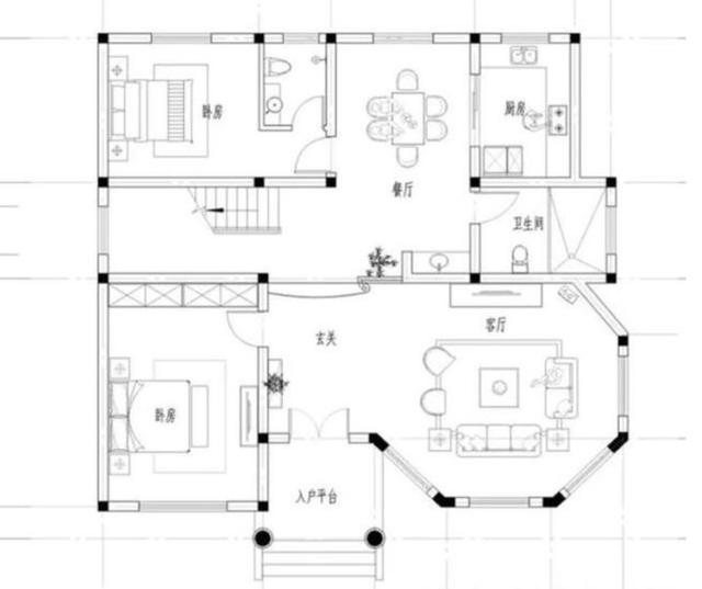 2套的農(nóng)村實(shí)用別墅設(shè)計(jì)圖，5間臥室，造價(jià)都在25萬(wàn)以內(nèi)