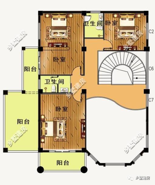 推薦三套磚混結(jié)構(gòu)農(nóng)村自建別墅設(shè)計圖紙，喜歡可以收藏一下