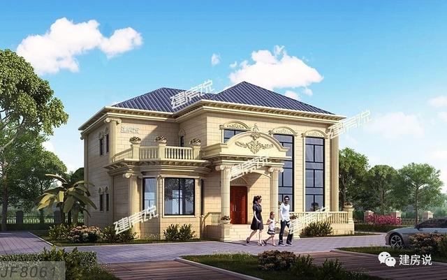 3套氣派的別墅設(shè)計(jì)圖，典型歐式風(fēng)格，顏值超高，值得一建