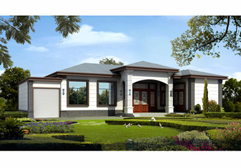 一層平房設(shè)計(jì)圖及效果圖，一層自建房也能這樣洋氣