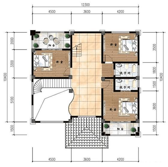 2款8臥室三層別墅設(shè)計圖，農(nóng)村人最愛，大氣亮眼不懼任何別墅對比