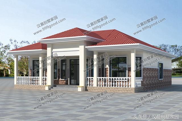 農(nóng)村12萬(wàn)一層自建房設(shè)計(jì)圖，12X9米配備進(jìn)深8米的院子，實(shí)在是妙不可言