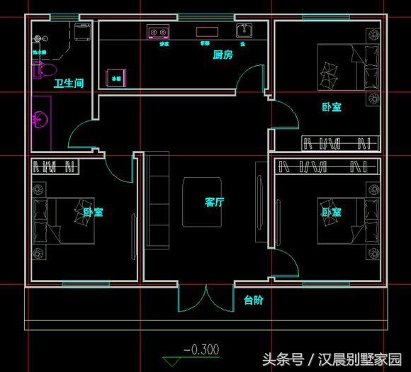 農(nóng)村12萬(wàn)一層自建房設(shè)計(jì)圖，12X9米配備進(jìn)深8米的院子，實(shí)在是妙不可言
