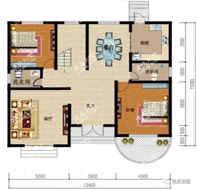 別墅設(shè)計(jì)圖神戶型，外觀美，造價(jià)低至20幾萬(wàn)，村里現(xiàn)在都這么建