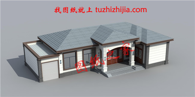 一層平房設(shè)計(jì)圖及效果圖，一層自建房也能這樣洋氣