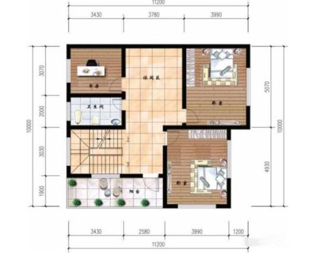 占地100平米的小戶(hù)型別墅設(shè)計(jì)圖，經(jīng)濟(jì)實(shí)用，少很多顧慮，適合農(nóng)村建