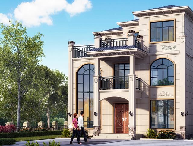 3棟農(nóng)村歐式別墅設計圖，造型精美、布局合理，絕對是農(nóng)村建房一個不可多得的好選擇