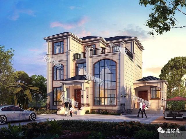 3棟農(nóng)村歐式別墅設計圖，造型精美、布局合理，絕對是農(nóng)村建房一個不可多得的好選擇